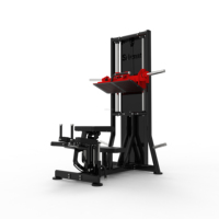Machine d'entraînement des hanches réglable à charge plaquée, qualité supérieure, professionnelle, pour exercices de fessiers Max Glute Kickback Pro, équipement de fitness pour salle de sport