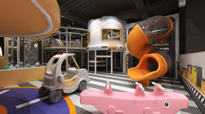 Parque <span class=keywords><strong>de</strong></span> aventuras comercial Parque <span class=keywords><strong>de</strong></span> juegos inmersivo personalizado Magical Ar Connect Four Slide Kids Indoor Playground Equipment - Product Image 6