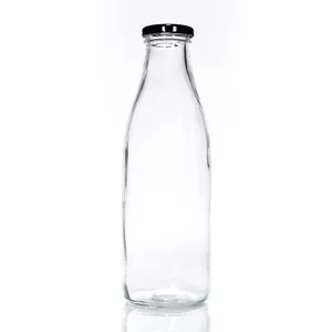 7ออนซ์8ออนซ์10ออนซ์16ออนซ์ในสต็อกนมสดนำมาใช้ใหม่ขวดแก้วสำหรับดื่ม