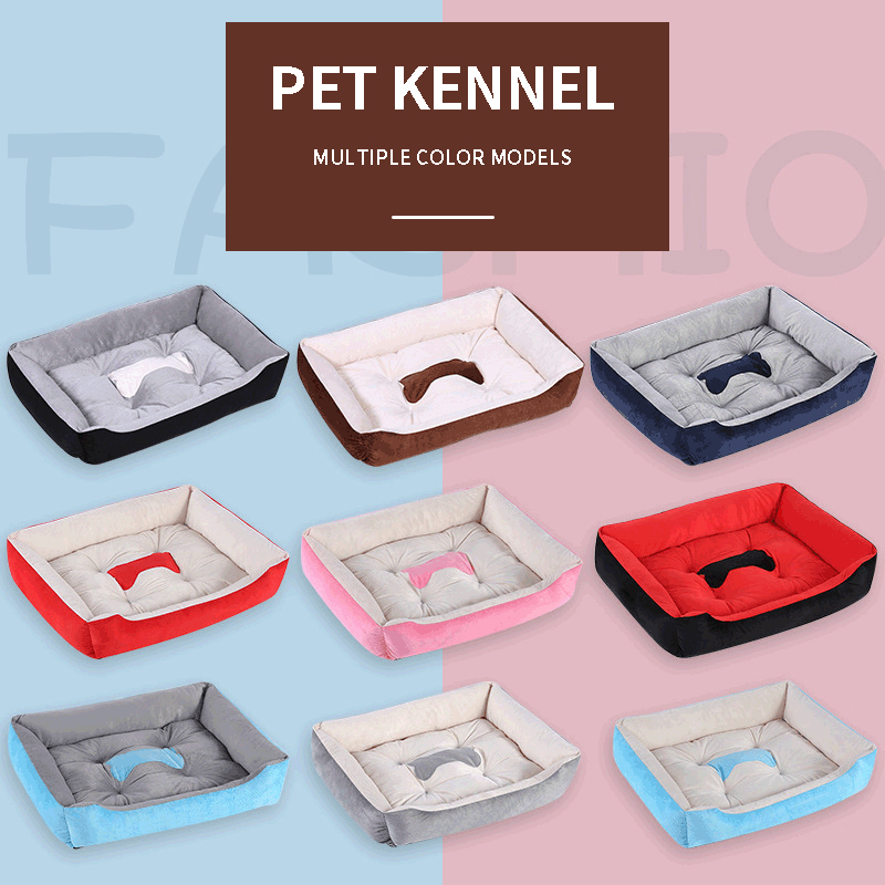 Large Pet Cat Dog Bed Warm Dog House Soft Fleece Nest Dog Baskets Mat Winter Waterproof