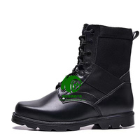 Bottes Tactiques Kango Antidérapantes Imperméables, Couleur Sable Allemand, Bottes Tactiques Robuste en Cuir