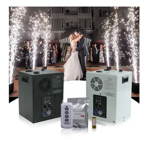 Dmx מכונת עשן 600w נייד קר להבה נוצץ שלב מפל זיקוקין מכונת קר מזרקת מכונה ניצוץ לחתונה