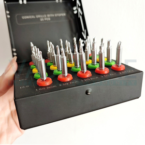 Kit de fraises dentaires pour implants, set de perçage d'ostéotomes, instruments chirurgicaux pour os et dents, certifié CE Classe I Vaslcare - Product Image 4