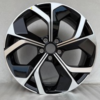 Rines de Aleación de Aluminio de 17 Pulgadas 5x114.3 de Alto Rendimiento para BYD Atto 3, Acabado Negro, Ajuste Universal