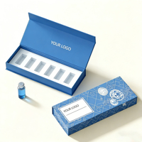 Caja de Regalo Magnética de Papel Kraft con Logotipo Personalizado para Botellas de Medicamentos de Péptidos, Caja de Empaque para Botellas de Medicamentos de Péptidos de 10 ml/3 ml