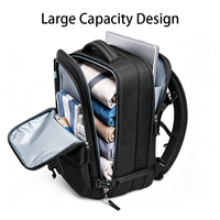 Mochila Expandible para Portátil, Impermeable, Antirrobo, Gran Capacidad, Compatible con Computadoras de 16 Pulgadas, para Oficina y Negocios, Se Acepta Logotipo Personalizado