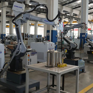 Máquina de Soldadura Láser de Fibra con Brazo Robótico Industrial de 6 Ejes, Herolaser ML-1450 de Alta Potencia, Refrigeración por Agua, Alta Eficiencia - Product Image 1
