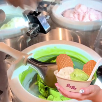Machine à glace dure commerciale multi-saveurs Miles Brand GALAXY PRO V8, congélateur par lots, machine à gelato, approuvée CE NSF, italienne