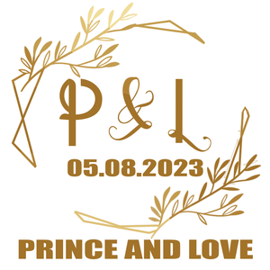 Autocollant personnalisé résistant à l'eau pour piste de danse de mariage Surface brillante avec conception imprimée en vinyle adhésif amovible - Product Image 1