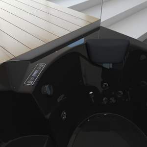 Baignoire en acrylique blanche de luxe pour 2 personnes <span class=keywords><strong>Brando</strong></span>, design moderne, baignoire à remous avec robinet, oreillers, baignoires à remous en gros - Product Image 6