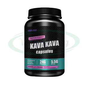 Capsules d'extrait de racine de kava ASAP OEM Complément alimentaire santé avec 30% kavalactones pour usage adulte certifié halal - Product Image 1
