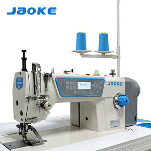 Machine à coudre industrielle point noué haute vitesse automatique avec moteur, construction robuste, entraînement différentiel, fonction de rassemblement de dentelle et synchronisation - Product Image 3