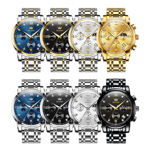 <span class=keywords><strong>OLEVS</strong></span>-Reloj deportivo de cuarzo para hombre, cronógrafo de lujo, de pulsera, de acero inoxidable, resistente al agua, novedad de 2858 - Product Image 6