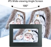 Harga Pabrik Grosir Bingkai Foto Digital 7" Dapat Dipasang di Dinding, Layar HD, Slot SD USB, Bingkai Akrilik, MP3, Untuk Penggunaan Dalam Ruangan