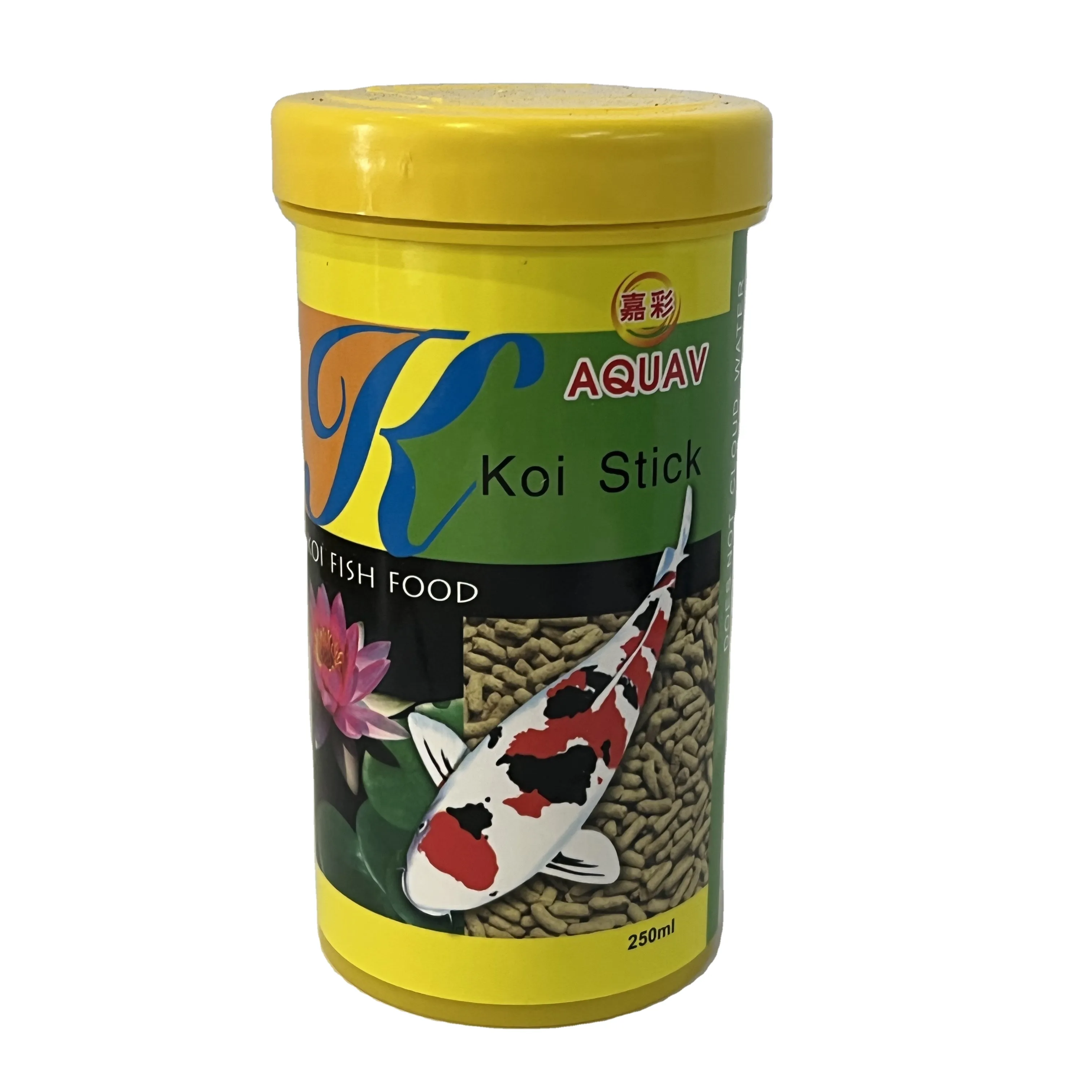 Palitos de koi embotellados de alta nutrición y alta proteína para pescado en una variedad de especificaciones