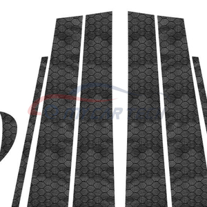 Per <span class=keywords><strong>Honda</strong></span> <span class=keywords><strong>Civic</strong></span> 10a generazione in fibra di carbonio a 2016 2018 Set completo per interni con adesivo per cruscotto - Product Image 6