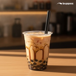 Poudre de thé au lait au sucre roux 1kg Sac Halal HACCP pour les magasins de bubble tea et de thé au lait Emballage en vrac - Product Image 3