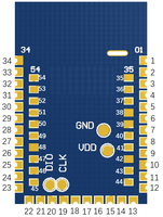 MOKO WiFi & BLE 5,1 Gateway Module MK07 con NRF52833 Chipset Master-Slave Function para calentadores inteligentes (certificado FCC/CE)