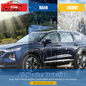 Deflectores de Ventana Acrílicos para Hyundai Santa Fe 19-23, Protección Contra Lluvia y Sol - Product Image 6