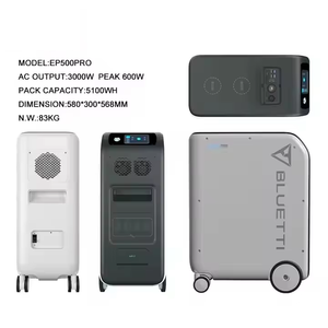 Para <span class=keywords><strong>BLUETTI</strong></span> <span class=keywords><strong>EP500Pro</strong></span> All-in-One 48V Inversor solar híbrido 12V DC Batería de iones de litio con controlador MPPT para fuente de alimentación del automóvil - Product Image 4