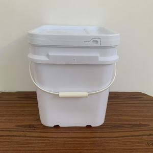 Seau à <span class=keywords><strong>peinture</strong></span> en plastique PP <span class=keywords><strong>de</strong></span> qualité alimentaire, réutilisable, durable, léger, couleurs personnalisables, 6L, étanche, écologique, OEM/ODM YH - Product Image 5