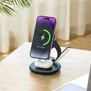Vente chaude Qi2.0 OEM 3-en-1 <span class=keywords><strong>chargeur</strong></span> sans fil magnétique support <span class=keywords><strong>Portable</strong></span> 15W <span class=keywords><strong>chargeur</strong></span> sans fil rapide pour <span class=keywords><strong>iPhone</strong></span> iwatch - Product Image 6