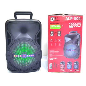 ALP-801/ALP-802/ALP-803/ALP-804 Usine chinoise Boombox portable sans fil pas cher Bluetooth DJ Party Haut-parleur karaoké 8 pouces - Product Image 4