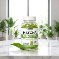 Complément Alimentaire Antioxydant en Gommes de Matcha Certifié ISO 9001 OEM/ODM pour Adultes et Adolescents - Beauté, Durée de Conservation de 24 Mois