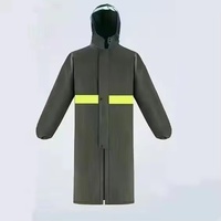 PVC Regenmantel und Regenhose Set, Verstärkter Schutz gegen Starkregen, Zweiteiliger Anzug für Herren XL, Western-Stil für Radfahren, Arbeiten im Freien
