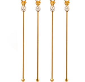 Il Design squisito specchio luminoso rifinito riutilizzabile a manico lungo ampiamente utilizzato bastoncini agitatore per Cocktail per <span class=keywords><strong>Tommy</strong></span> Guns - Product Image 2