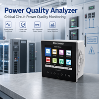 Analyseur de qualité d'énergie harmonique 63e harmonique, compteur triphasé 72 mm classe 0.2 TFT avec Modbus TCP