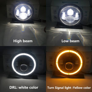 ไฟหน้ามอเตอร์ไซค์ LED 7นิ้วสำหรับรถจักรยานยนต์ J-eeps wranglers JK <span class=keywords><strong>JL</strong></span> Grand Cherokee - Product Image 2