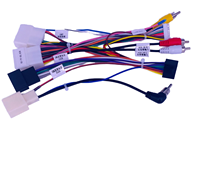 Rangkaian Kabel Elektronik Kustom OEM dengan Konektor TE Plug, Inti Tembaga, Isolasi PVC/PTFE/PBT/Nylon/Karet