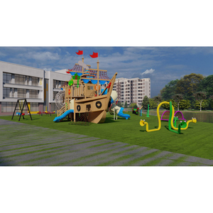 Tobogán de parque infantil de alta calidad, equipo comercial innovador para exteriores para niños - Product Image 4