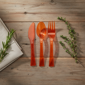 Non-Toxic <strong>Plastic</strong> <strong>Picnic</strong> Party Camping Tableware <strong>Set</strong> Disposable Dinnerware <strong>Set</strong> for Parties and Events - Product Image 2