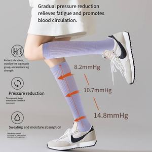 Chaussettes <span class=keywords><strong>de</strong></span> compression légères et douces en plusieurs couleurs, conçues pour remodeler les jambes et améliorer <span class=keywords><strong>la</strong></span> <span class=keywords><strong>circulation</strong></span> - Product Image 4