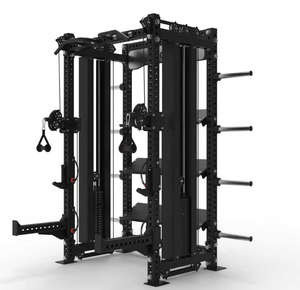 Многофункциональная силовая стойка VIGFIT для спортзала с лат-пультом и стеллажом для хранения - Product Image 1