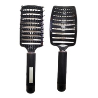 Brosse à cheveux magique à finition mate douce à la mode, brosse à cheveux démêlante personnalisée pour Extension de cheveux