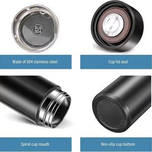 Promotion Business Gift Custom LOGO Print Temperature Smart Water Bottle Wholesale Smart Bottle <b>Thermo</b> Smart <b>Tea</b> Infuser Bottle - Product Image 5