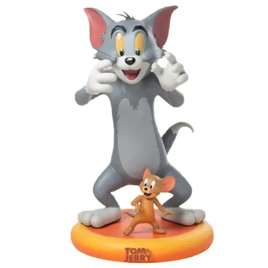 Benutzer definierte Maskottchen Shop Statue Mall Dekoration Skulptur Tom und Jerry lebensgroße Statue