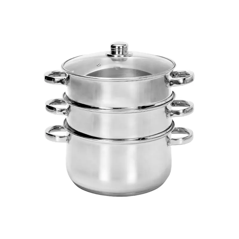 Couscousier Marocain Cuiseur Stainless Steel Casserole Saham Memasak Couscous Pot Sayur Steamer