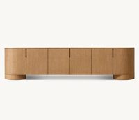 Meubles de maison meubles de salon tables console en bois console média avec tiroir de rangement meuble TV