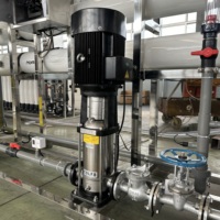 Système RO commercial 6m3/H avec prétraitement, machine de filtration d'eau pure industrielle pour l'eau potable