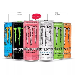 Vente en gros de 330ml de boissons gazeuses et fruitées Thé énergétique au fruit de la <span class=keywords><strong>passion</strong></span> et à la saveur de goyave Soda sans sucre - Product Image 1