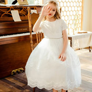 Детское праздничное платье с коротким рукавом - Product Image 4