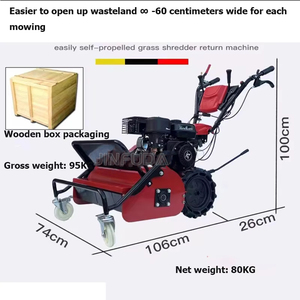 Désherbeur agricole à essence à deux roues motrices 7HP/170F pour coupe-herbe désherbage Machine rotoculteur - Product Image 3