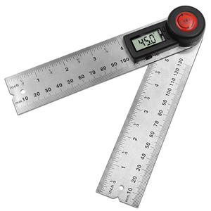 130mm 2-en-1 rapporteur d'angle numérique règle Finder mètre acier inoxydable 360 goniomètre inclinomètre rapporteur pour le travail du bois - Product Image 6