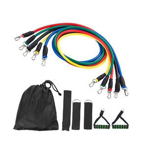 Kit de Corde de Traction en Latex 11-en-1 avec Œillet et Mousqueton pour Entraînement de Remodelage des Hanches et des Fessiers – Vente en Gros, Fournisseur d'Usine, Faible MOQ, OEM - Product Image 1