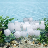 Supports filtrants flottants MBBR K1 K3 K5 pour le traitement des eaux usées municipales et l'aquaculture RAS