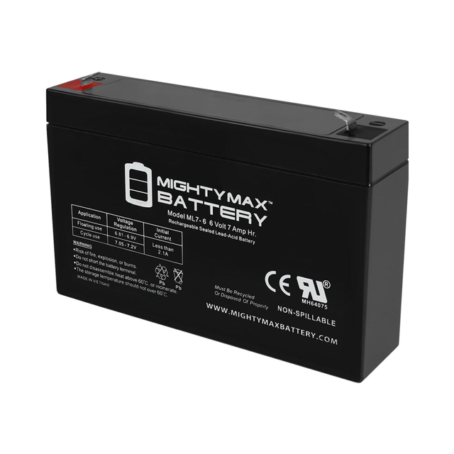 Max Battery Ride on Replacement 12V 7AH 84Wh Deep Cycle Sealed AGM for Kids Power Car Wheels